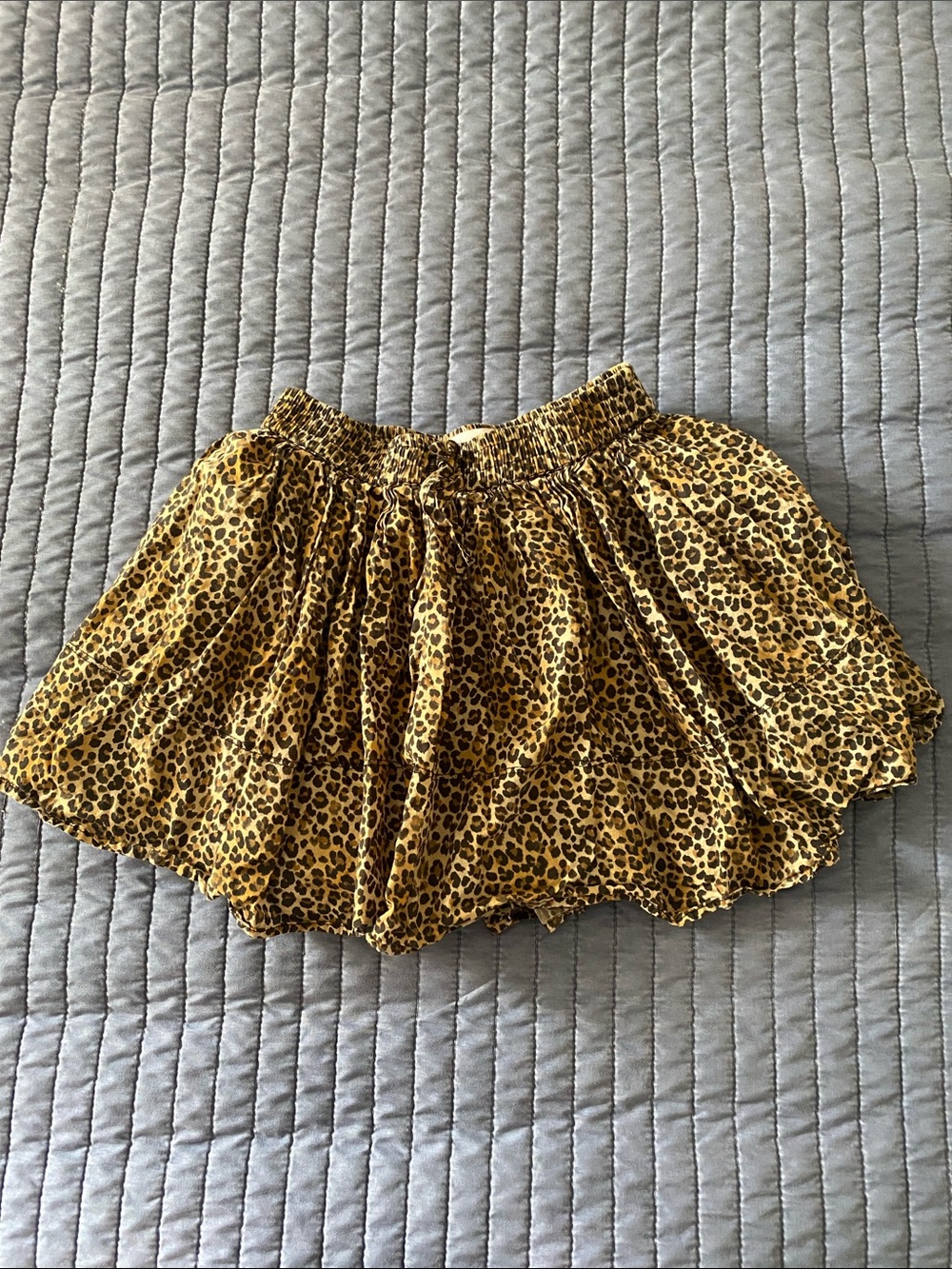 Zara girls leopard skirt 13-14